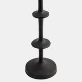 Metal, 36" Abacus Floor Pillar Candleholder, Black