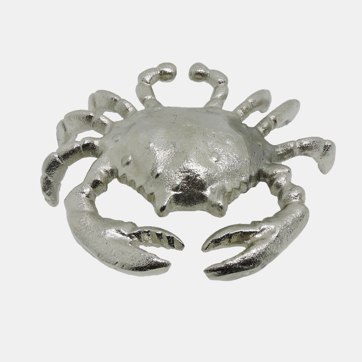 Metal, 7" Crab Deco Silver