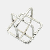 Metal 7" Square Orbs, Silver