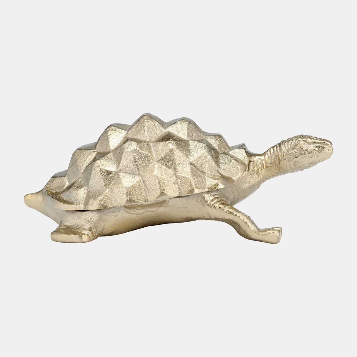 Metal,9",walking Tortoise ,champagne