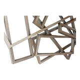 Metal Rectangles Wall Décor Silver by Moe's Home at Eve Furniture
