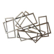 Metal Rectangles Wall Décor Silver by Moe's Home at Eve Furniture