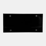 Metal, S/3 18/22/25" Rectangular Trays, Black/whit