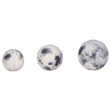 Metal, S/3 4/5/6" Galaxy Orbs, White