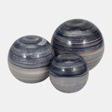 Metal, S/3 Galaxy Orbs, 2-tone Black