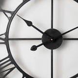 Mething Gray Medium Farmhouse Wall Clock by Mercana at Eve Furniture