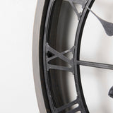Mething Gray Medium Farmhouse Wall Clock by Mercana at Eve Furniture