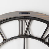 Mething Gray Medium Farmhouse Wall Clock by Mercana at Eve Furniture
