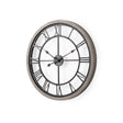 Mething Gray Medium Farmhouse Wall Clock by Mercana at Eve Furniture