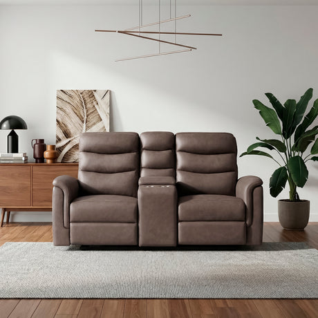 Metric Brown 2-Piece Reclining Living Room Set by Homelegance at Eve Furniture