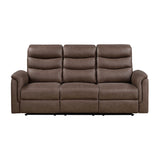 Metric Brown 2-Piece Reclining Living Room Set by Homelegance at Eve Furniture