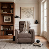 Metric Brown Reclining Chair by Homelegance at Eve Furniture