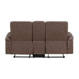 Metric Brown Reclining Living Room Set by Homelegance at Eve Furniture