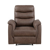Metric Brown Reclining Living Room Set by Homelegance at Eve Furniture