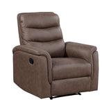Metric Brown Reclining Living Room Set by Homelegance at Eve Furniture