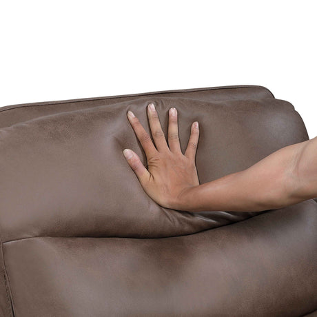 Metric Brown Reclining Living Room Set by Homelegance at Eve Furniture