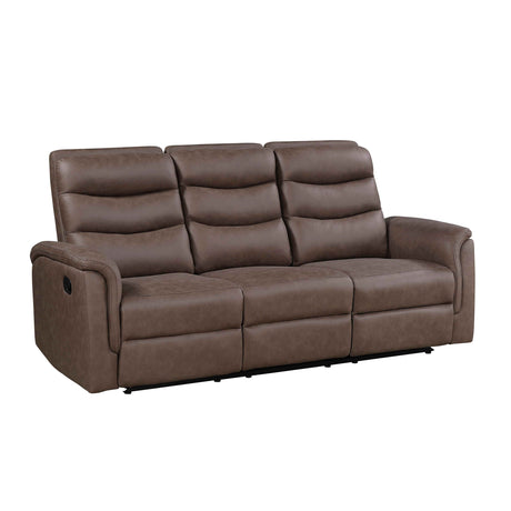Metric Brown Reclining Living Room Set by Homelegance at Eve Furniture