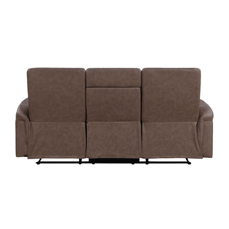 Metric Brown Reclining Living Room Set by Homelegance at Eve Furniture