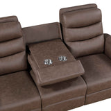 Metric Brown Reclining Living Room Set by Homelegance at Eve Furniture