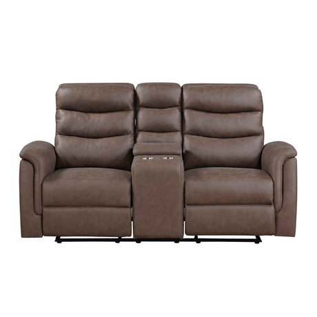 Metric Brown Reclining Living Room Set by Homelegance at Eve Furniture