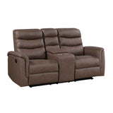 Metric Brown Reclining Living Room Set by Homelegance at Eve Furniture