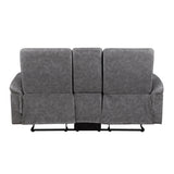 Metric Gray 2-Piece Reclining Living Room Set by Homelegance at Eve Furniture