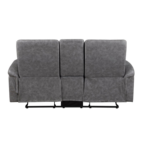 Metric Gray 2-Piece Reclining Living Room Set by Homelegance at Eve Furniture