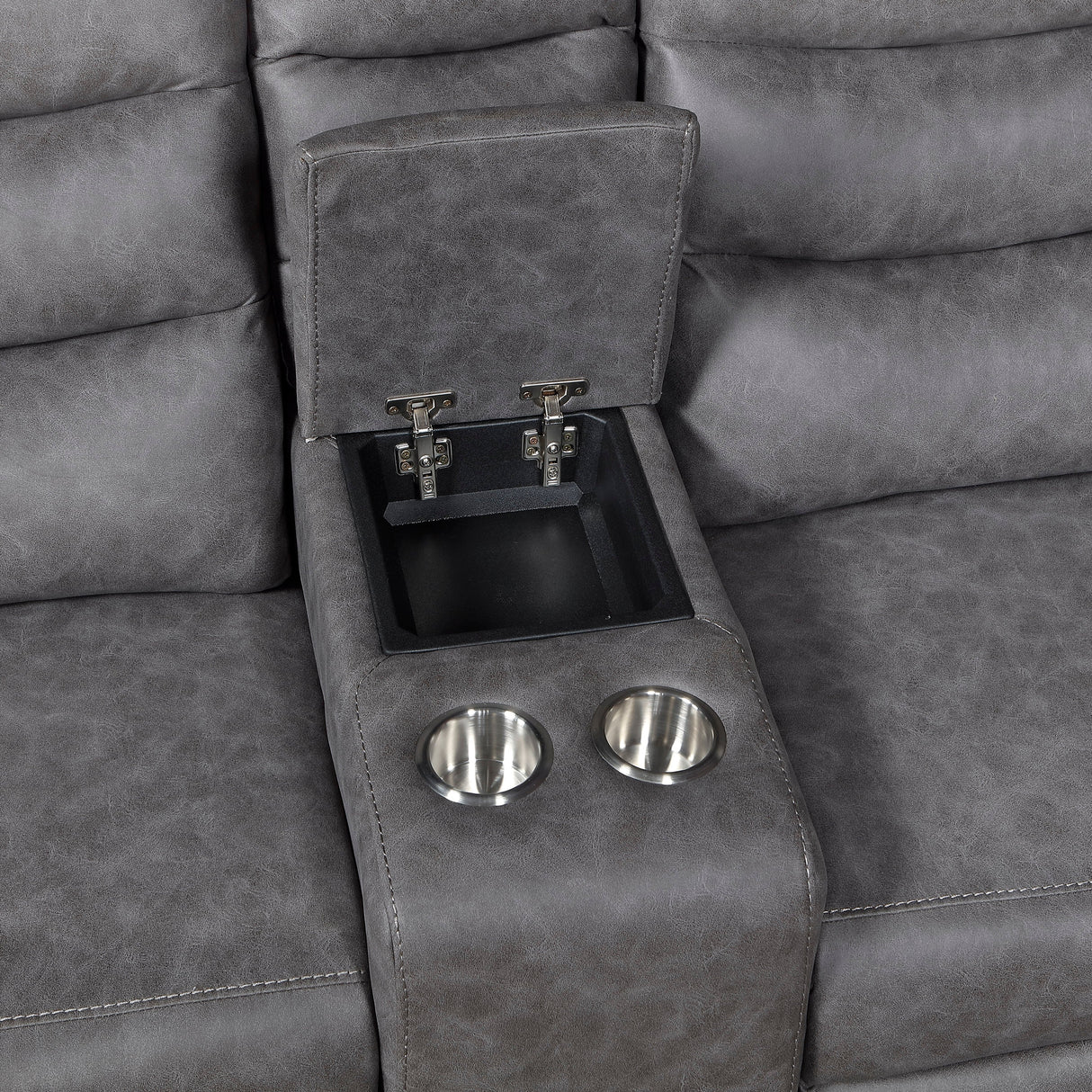 Metric Gray 2-Piece Reclining Living Room Set by Homelegance at Eve Furniture