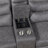 Metric Gray 2-Piece Reclining Living Room Set by Homelegance at Eve Furniture
