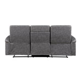 Metric Gray 2-Piece Reclining Living Room Set by Homelegance at Eve Furniture