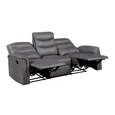 Metric Gray 2-Piece Reclining Living Room Set by Homelegance at Eve Furniture