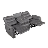 Metric Gray 2-Piece Reclining Living Room Set by Homelegance at Eve Furniture
