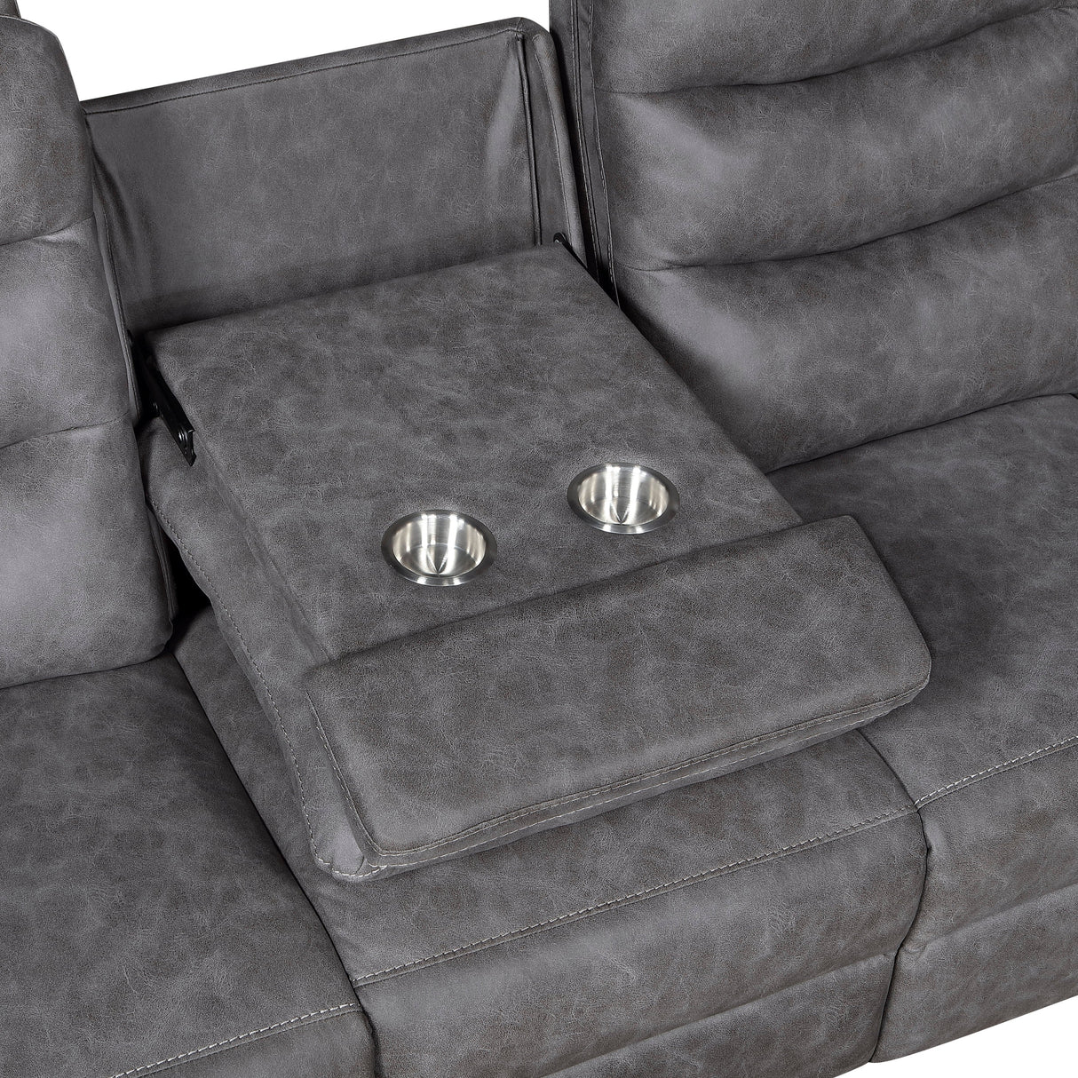Metric Gray 2-Piece Reclining Living Room Set by Homelegance at Eve Furniture