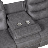 Metric Gray 2-Piece Reclining Living Room Set by Homelegance at Eve Furniture