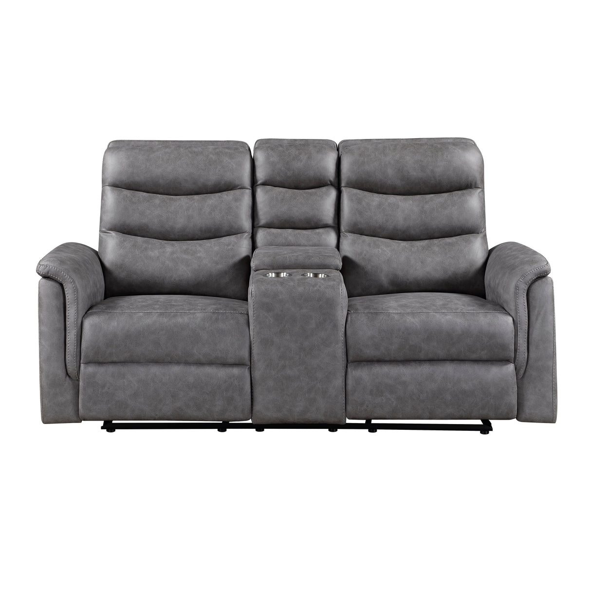 Metric Gray 2-Piece Reclining Living Room Set by Homelegance at Eve Furniture