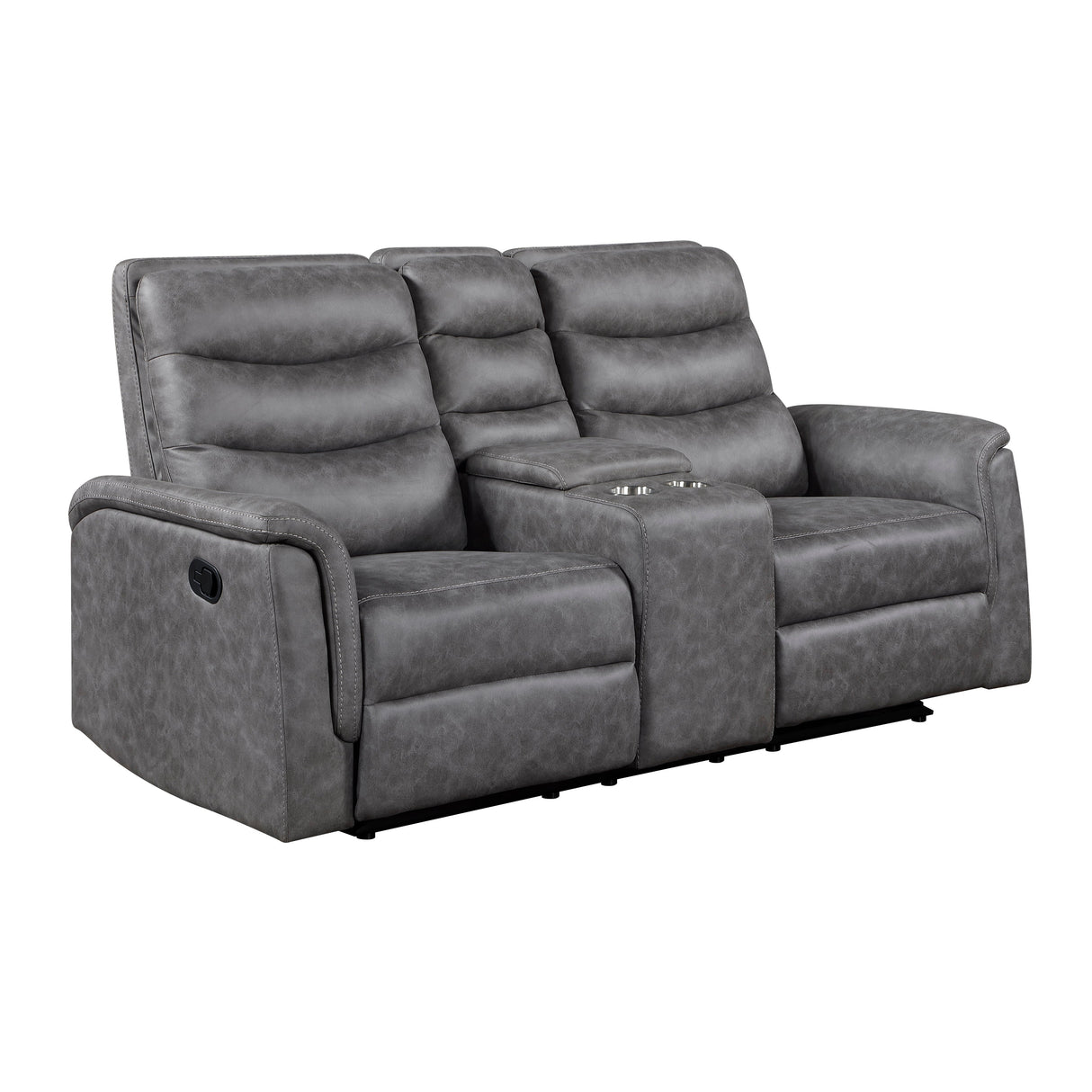 Metric Gray 2-Piece Reclining Living Room Set by Homelegance at Eve Furniture