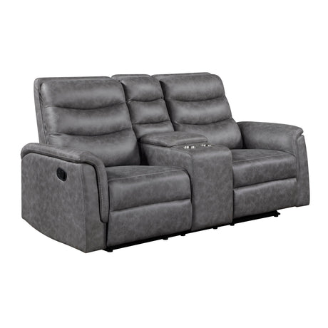Metric Gray 2-Piece Reclining Living Room Set by Homelegance at Eve Furniture