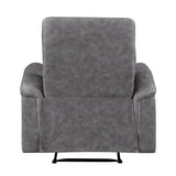 Metric Gray Reclining Chair by Homelegance at Eve Furniture