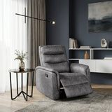 Metric Gray Reclining Chair by Homelegance at Eve Furniture