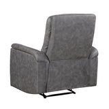Metric Gray Reclining Chair by Homelegance at Eve Furniture