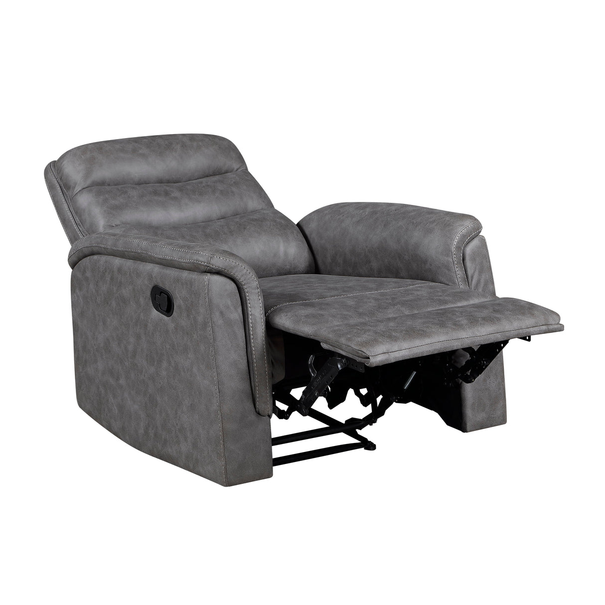 Metric Gray Reclining Chair by Homelegance at Eve Furniture