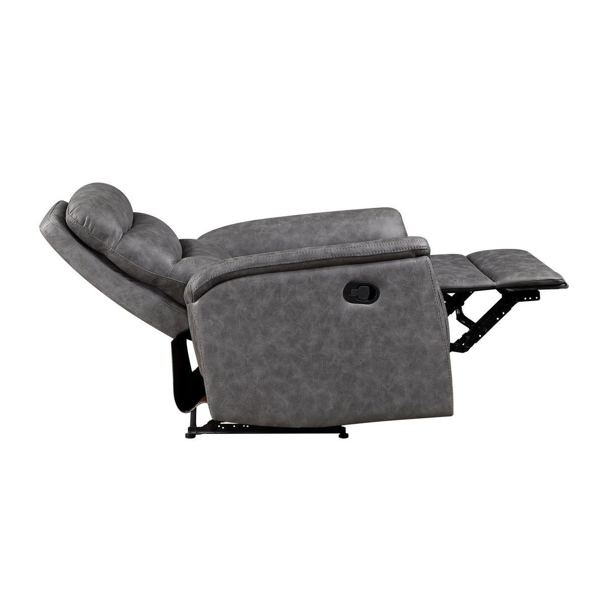 Metric Gray Reclining Chair by Homelegance at Eve Furniture