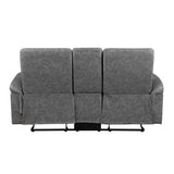 Metric Gray Reclining Living Room Set by Homelegance at Eve Furniture