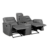 Metric Gray Reclining Living Room Set by Homelegance at Eve Furniture
