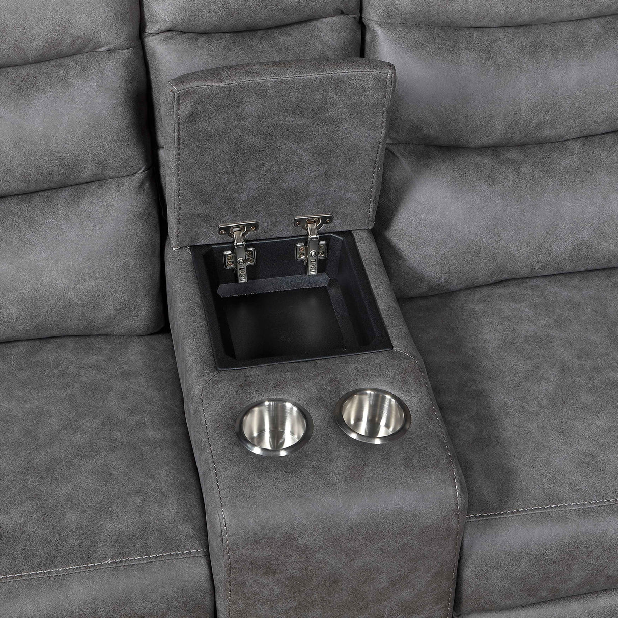 Metric Gray Reclining Living Room Set by Homelegance at Eve Furniture