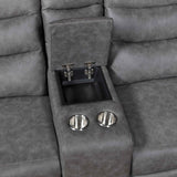 Metric Gray Reclining Living Room Set by Homelegance at Eve Furniture
