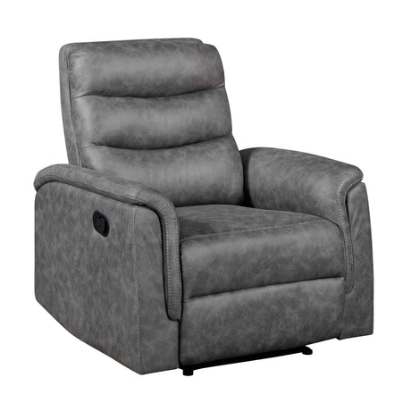 Metric Gray Reclining Living Room Set by Homelegance at Eve Furniture