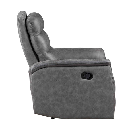 Metric Gray Reclining Living Room Set by Homelegance at Eve Furniture