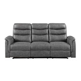 Metric Gray Reclining Living Room Set by Homelegance at Eve Furniture