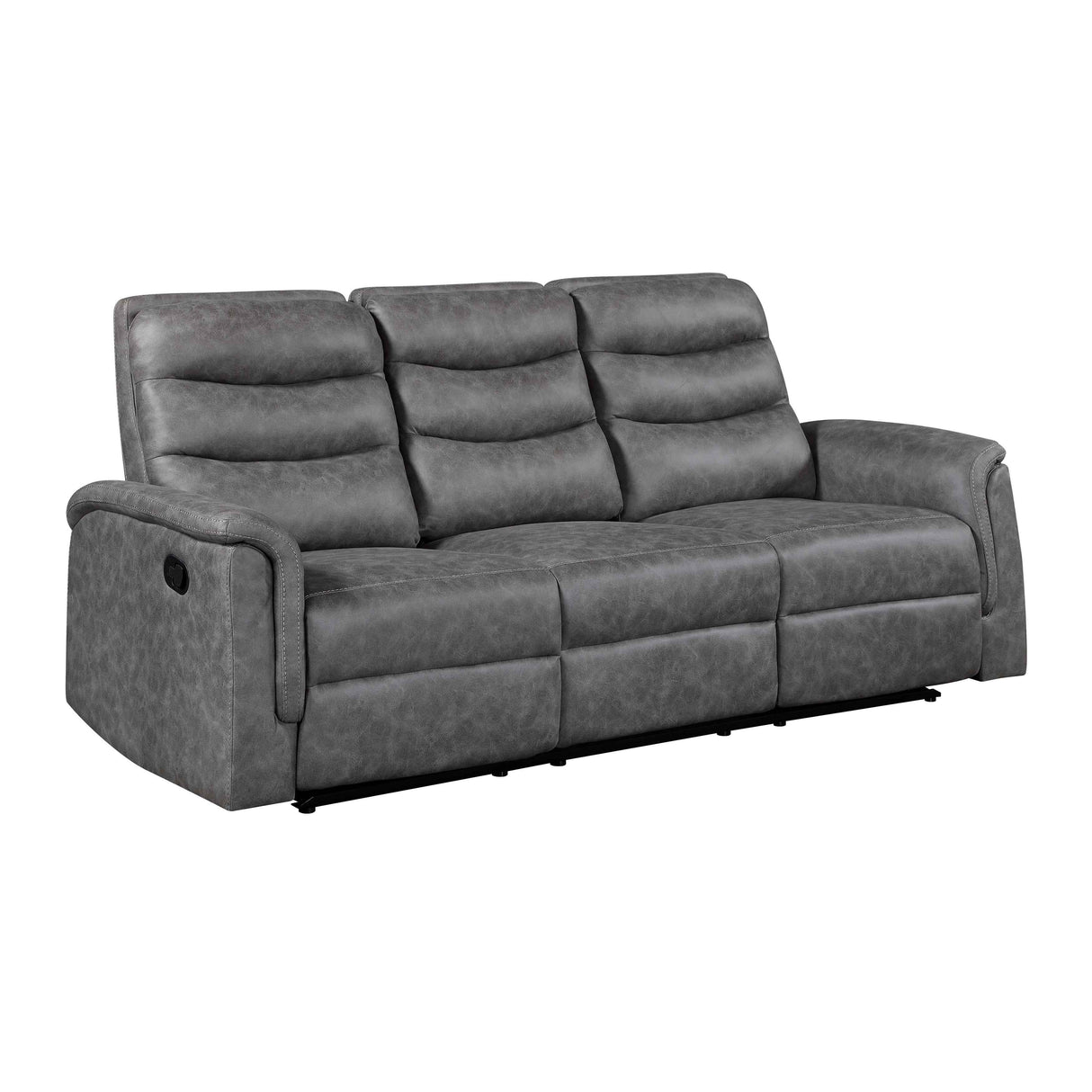 Metric Gray Reclining Living Room Set by Homelegance at Eve Furniture